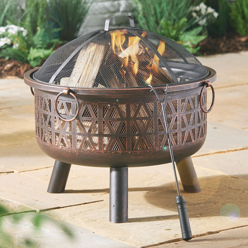 vonhaus square fire pit